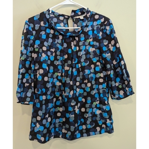 Boden Collared Bella Viscose Silk Blouse Size 6 - Picture 1 of 5